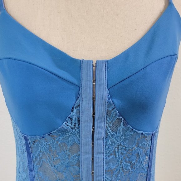 FREE PEOPLE MOVEMENT night rhythm lace bodysuit Sz L NEW - Picture 2 of 8